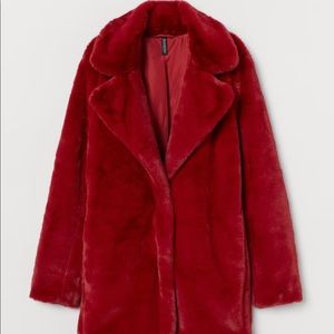 H&M Faux Fur Teddy Coat